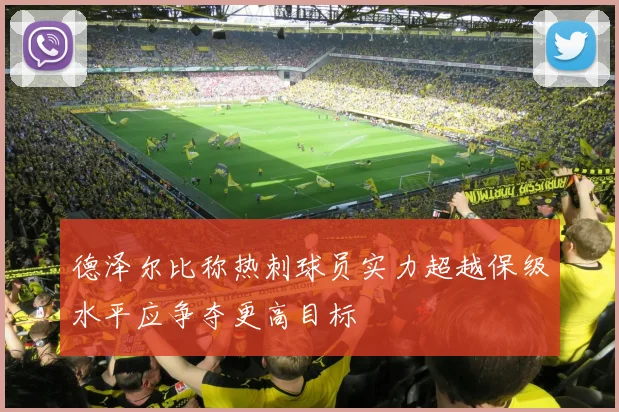 德泽尔比称热刺球员实力超越保级水平应争夺更高目标